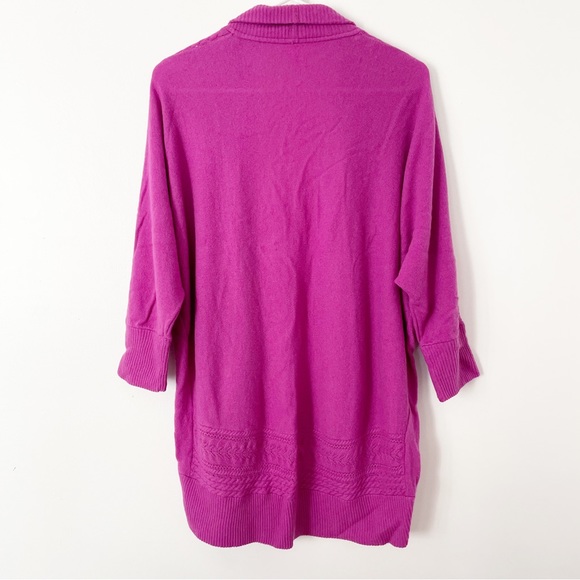 Lily Pulitzer Cabrina Open Front Pink Cardigan wool and cashmere blend size M/L - Picture 4 of 14